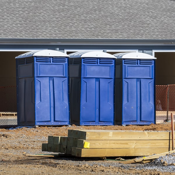 is there a specific order in which to place multiple portable restrooms in Boone NC